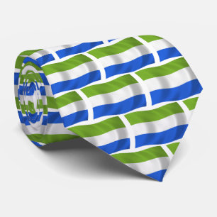 Cravate du drapeau de la Sierra Leone