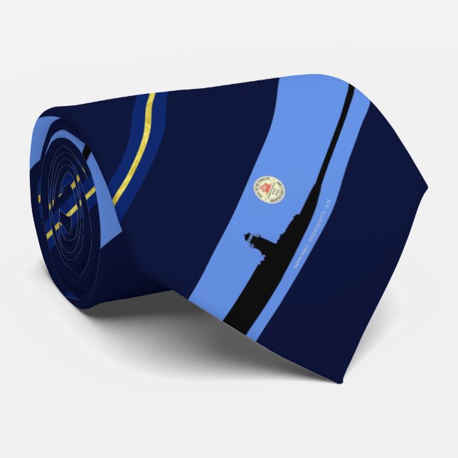 Cravate du drapeau de la ville de Barnstable (Mass (Roulé)