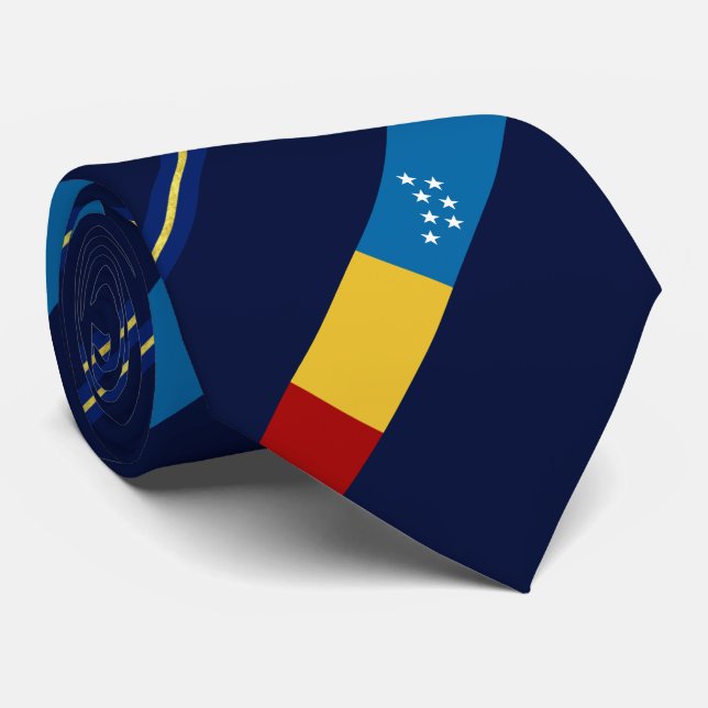 Cravate du drapeau de la ville de Durham (Caroline (Roulé)