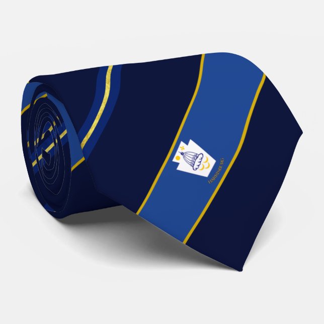 Cravate du drapeau de la ville de Harrisburg (Penn (Roulé)