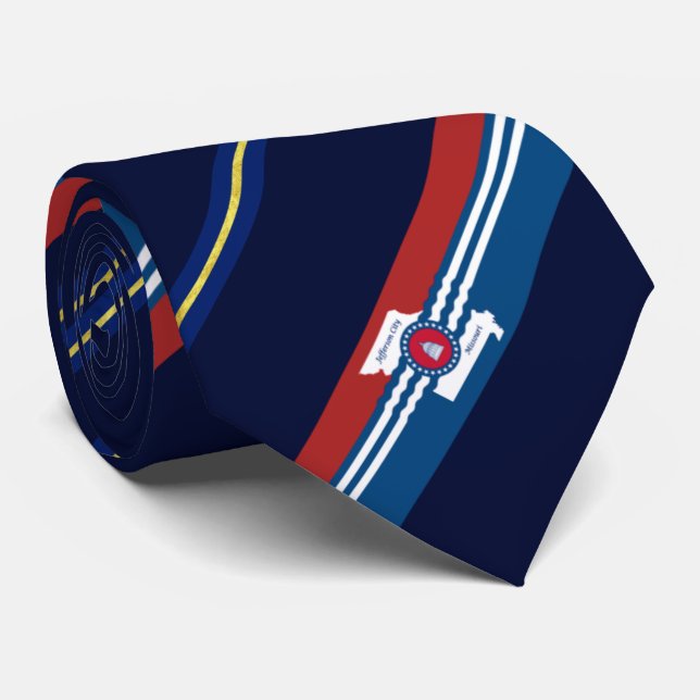 Cravate du drapeau de la ville de Jefferson (Misso (Roulé)