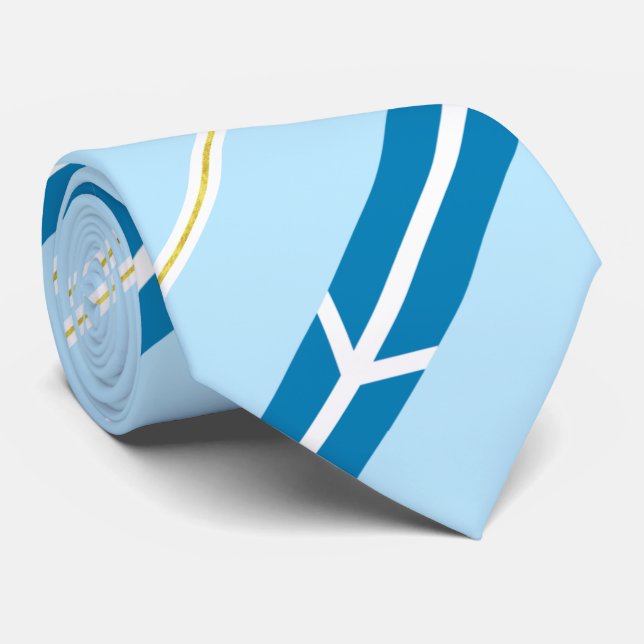 Cravate du drapeau de la ville de Lawrence (Massac (Roulé)