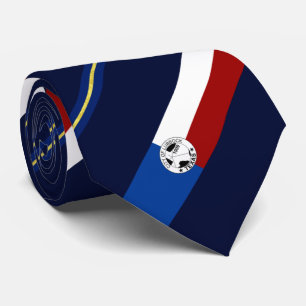Cravate du drapeau de la ville de Lubbock (Texas)