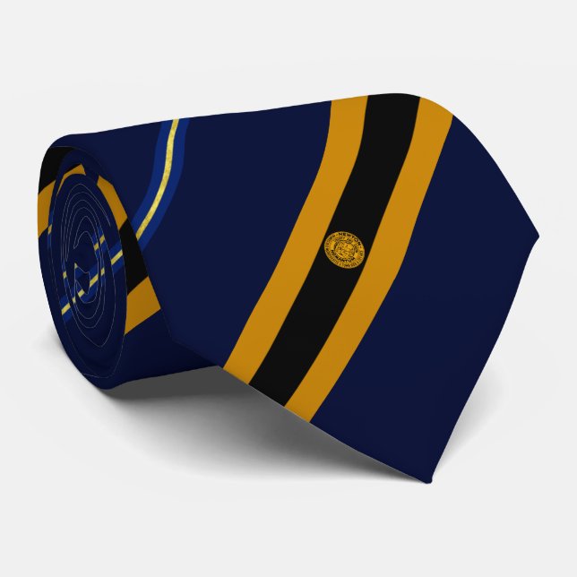 Cravate du drapeau de la ville de Newton (Massachu (Roulé)