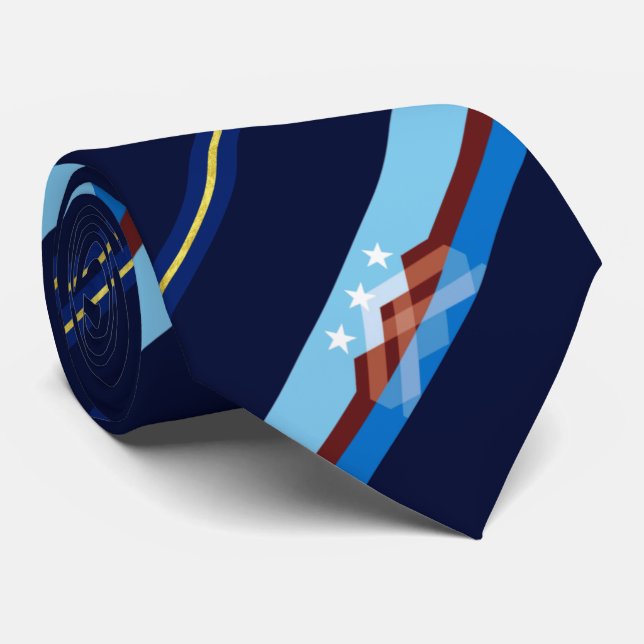 Cravate du drapeau de la ville de Peoria (Arizona) (Roulé)