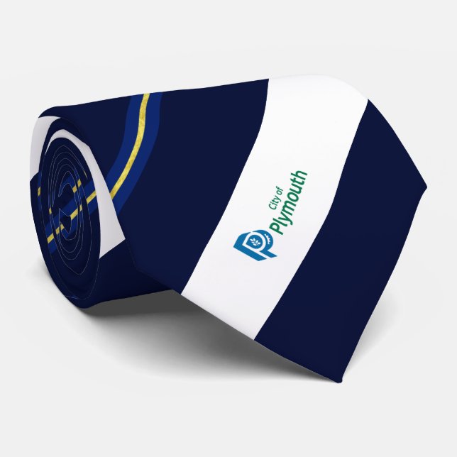 Cravate du drapeau de la ville de Plymouth (Minnes (Roulé)