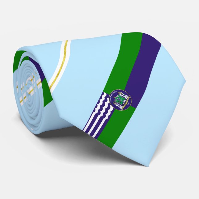 Cravate du drapeau de la ville de Riverhead (New Y (Roulé)