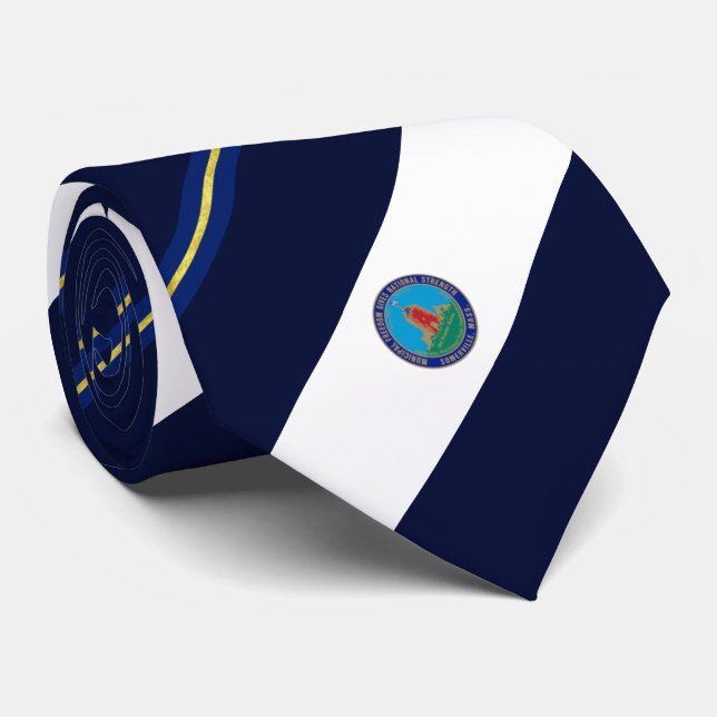 Cravate du drapeau de la ville de Somerville (Mass (Roulé)