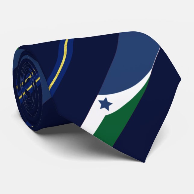 Cravate du drapeau de la ville de Spring Hill (Ten (Roulé)