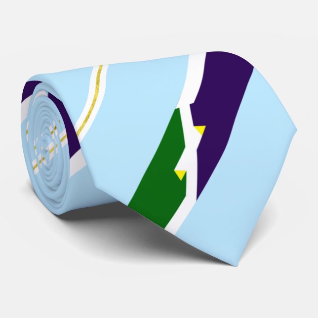 Cravate du drapeau de la ville des pêcheurs (India (Roulé)
