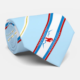 Cravate du drapeau de la ville d'Evanston (Wyoming