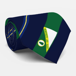 Cravate du drapeau de la ville libanaise (Tennesse