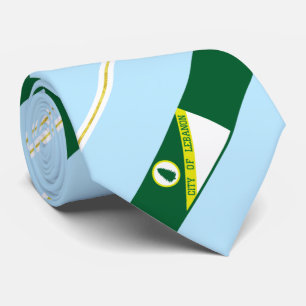 Cravate du drapeau de la ville libanaise (Tennesse