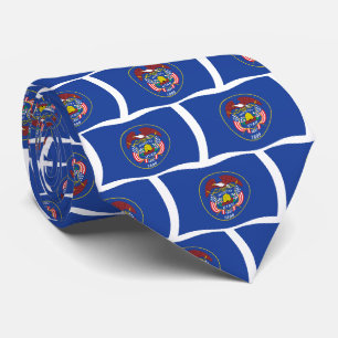 Cravate du drapeau de l'Utah