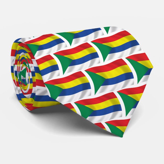 Cravate du drapeau druze (Roulé)