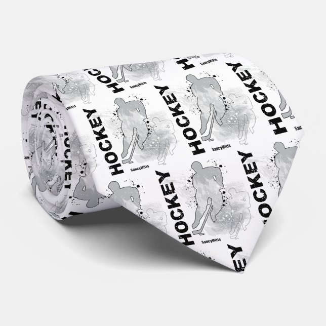 Cravate du joueur de hockey à double vision (Roulé)