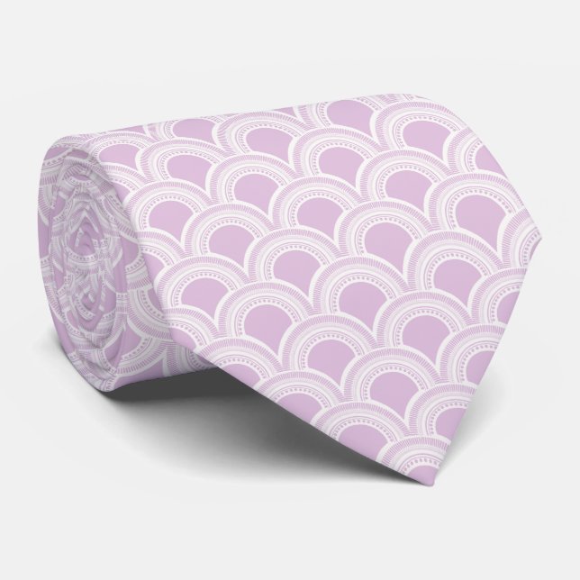 Cravate du Motif du ventilateur Cute Boho (Roulé)