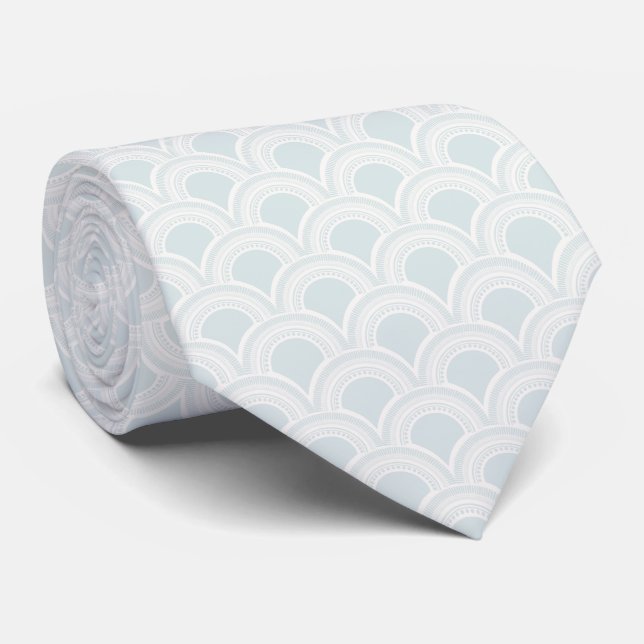 Cravate du Motif du ventilateur Cute Boho (Roulé)
