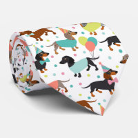 Cravate du parti Dachshund