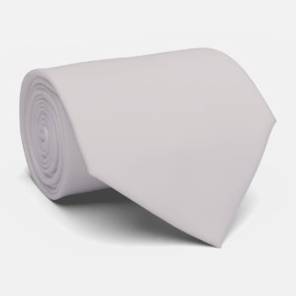 Cravate Dusty Gray Soft Pastel Solid Color