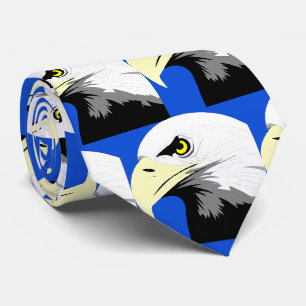 Cravate Eagles Black Football Baseball Necktie