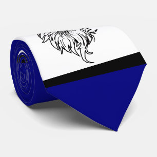 Cravate Eagles Sports Blue White Necktie