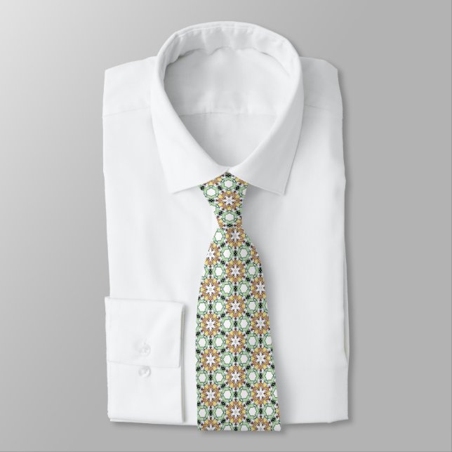 Cravate Écharpe à étoiles et menthe (Attaché)