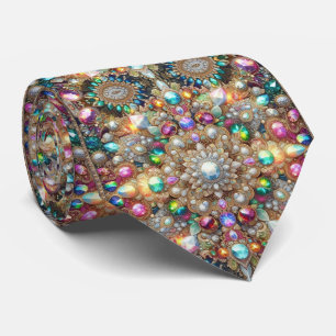 Cravate Écharpe de luxe de style persan designer   Fausse 