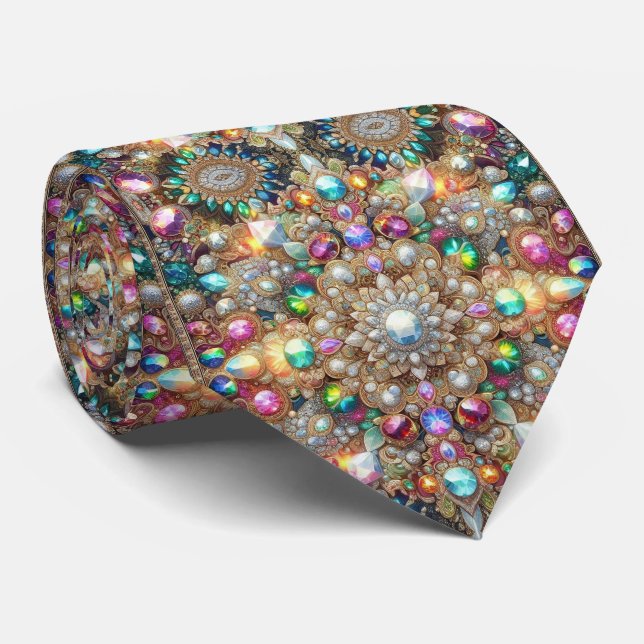 Cravate Écharpe de luxe de style persan designer | Fausse  (Roulé)