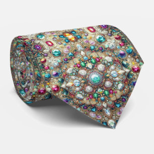 Cravate Écharpe de Luxe de Style Persian Designer   Fausse