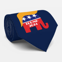 Écharpe Logo Éléphant GOP Cheveux Donald Trump 202