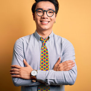 Cravate Échelle de sirène arc en arc