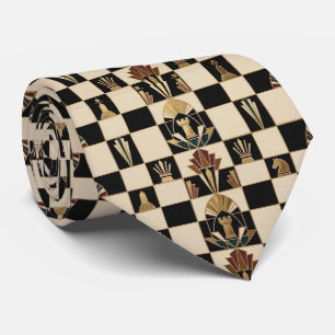 Cravate Échiquier Faux Soie Jeu d'échecs de luxe Gentlem