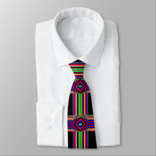 Cravate Écran Necktie Multicolore Et Diamant