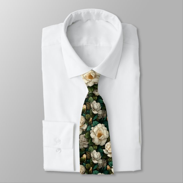 Cravate Edgy Dad Gifts Gardenias (Attaché)