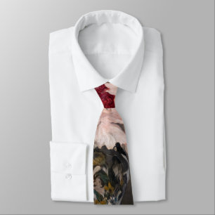 Cravate Edouard Manet - Vase de pivoines sur petit piédest