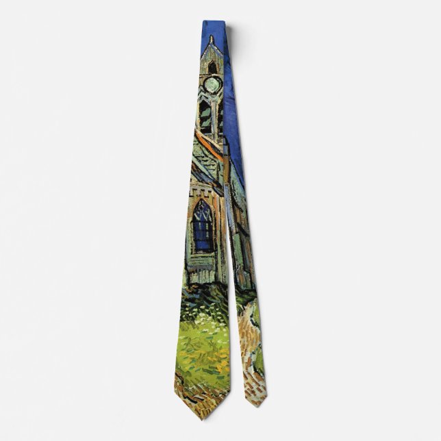 Cravate Église d'Auvers-sur-Oise par Vincent van Gogh (Devant)