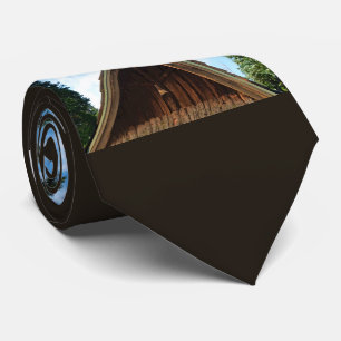 Cravate Église de mère patrie, croix vintage et Bell