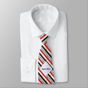 Cravate Egypte Drapeau Égyptien Personnalisé avec Nom