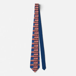 Cravate Élection 2020 Vote bleu