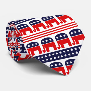 Cravate Élections présidentielles américaines drapeau r