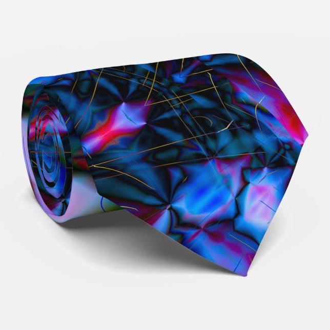 Cravate Electric Aurora Festive (Roulé)