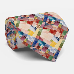 Cravate Élégance moderne : Paul Klee Hammamet Art Necktie