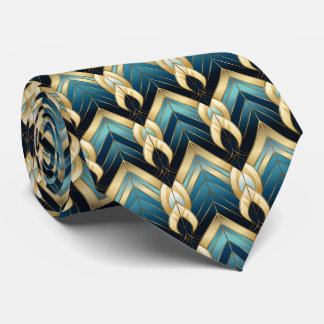 Cravate Élégant carrelage motif art déco