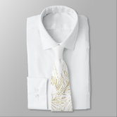 Cravate Pour Homme Avec Imprimé Feuilles Tropicales Hawaïennes Et