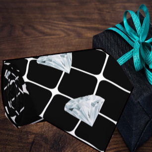 Cravate Elégant design Diamond Bling de luxe