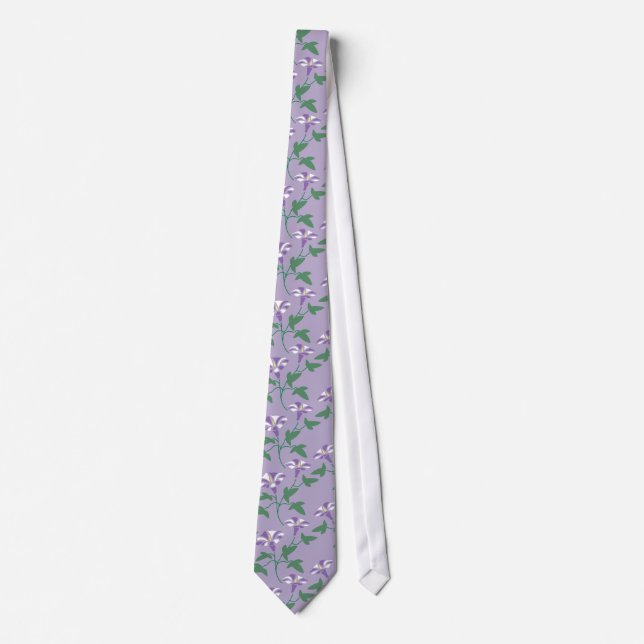 Cravate elegant morning glories necktie (Devant)
