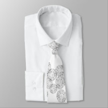 Élégant motif floral bohème chic noir et blanc à m