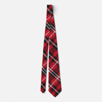 Cravate Élégant Plaid de Noël Personnalisé Coloré