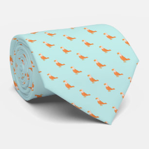 Cravate Elégant vert clair orange Motif sans couture